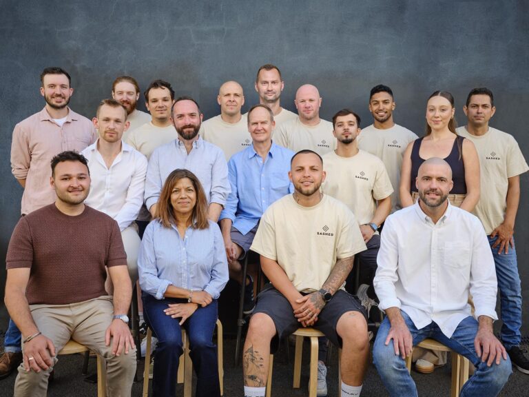 A picture of the Sashed team