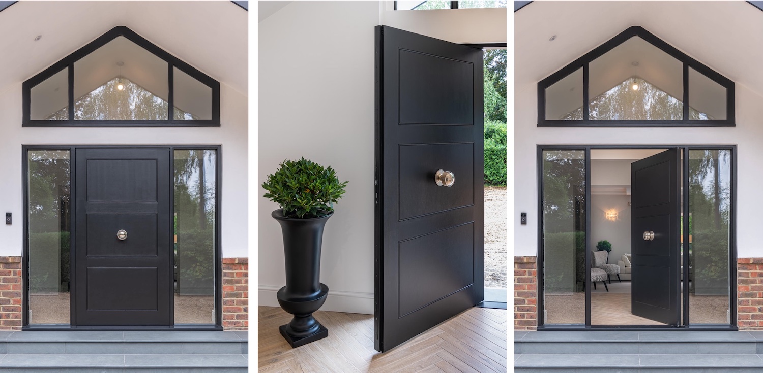 Timber Pivot Entrance doors in London