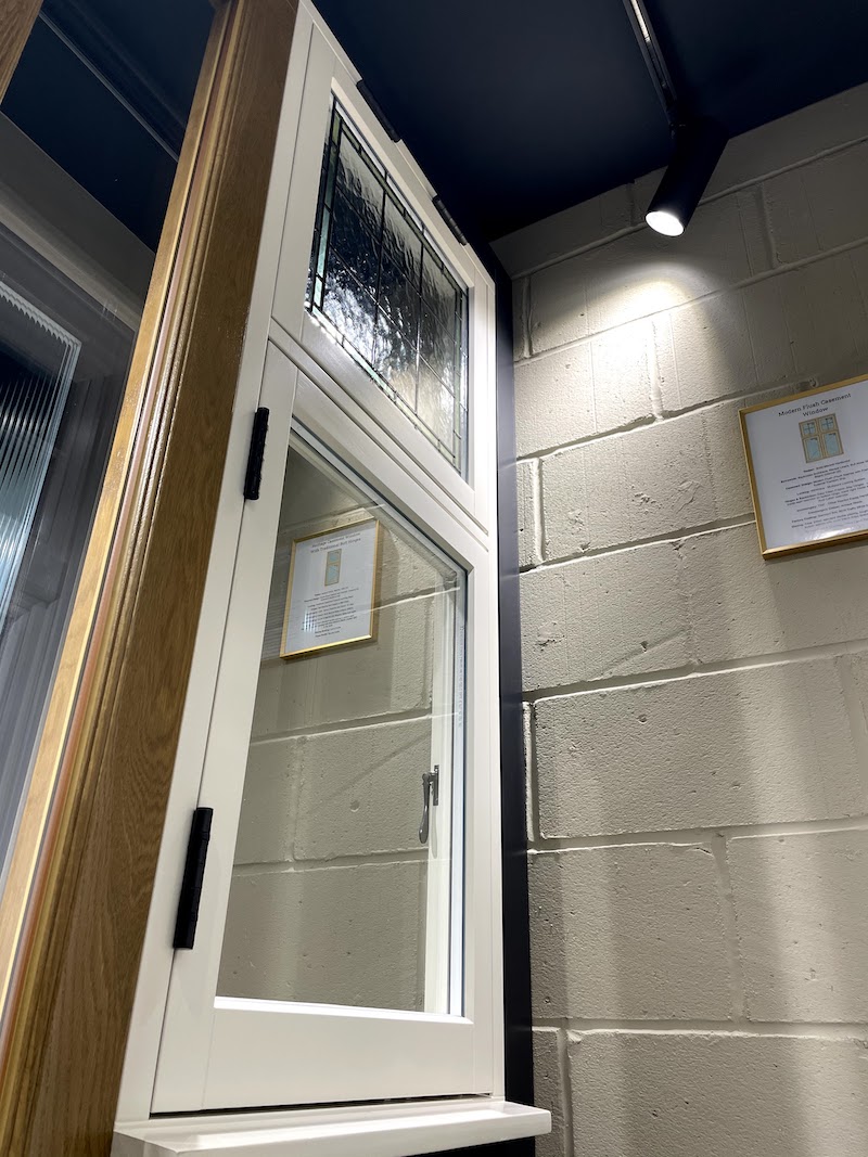 Sashed LTD showroom showing a heritage range casement window