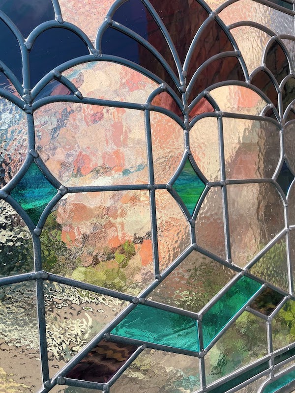 Sashed LTD showroom showing some stained glass