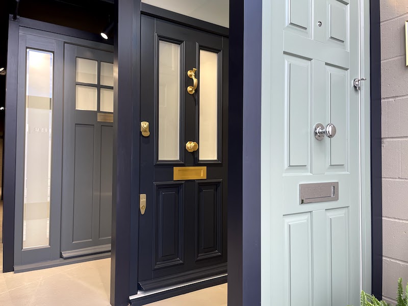 Sashed LTD showroom showing front doors