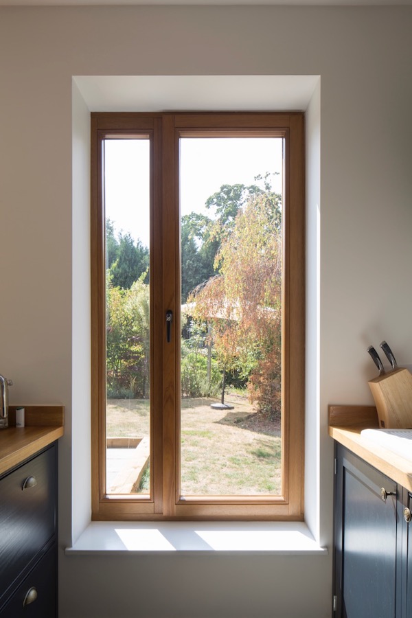 Tilt and turn hardwood casement windows