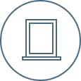 Casement window icon