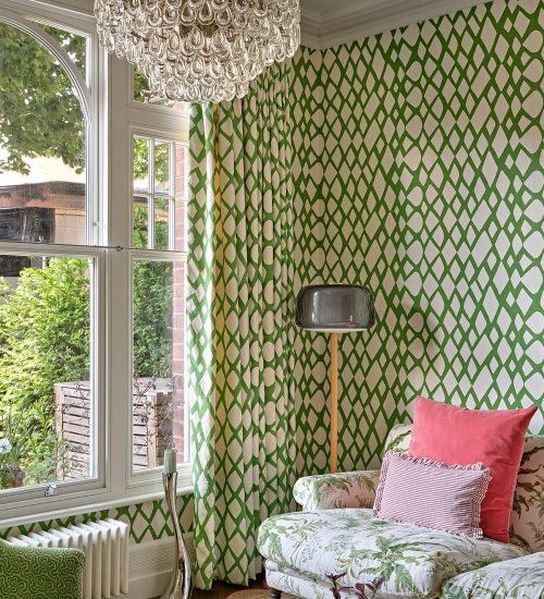 A timber window in a Barnes conservation area