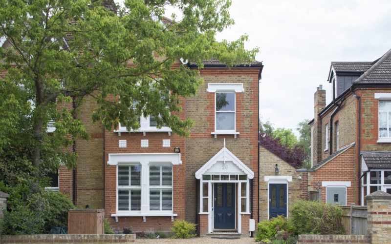 A house in south London with timber windows and doors from Sashed LTD