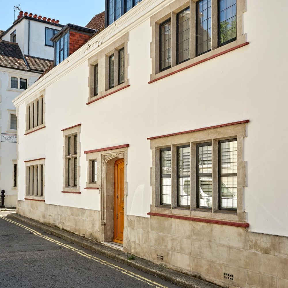 A picture of a house with windows restored by Sashed