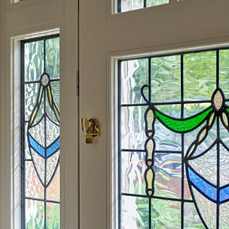 Some handmade stain glass
