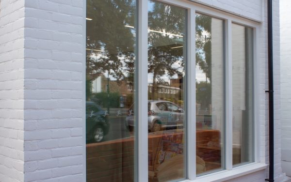 A timber fire rated screen, rated for 30 mins from Sashed.