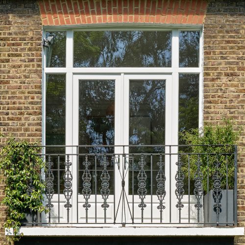Large timber French door made by Sashed