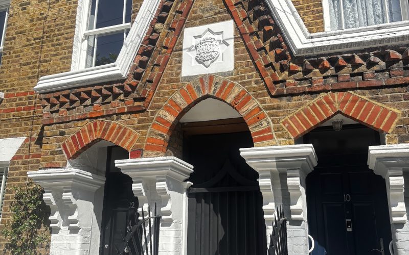 Timber sash windows with vacuum glass in the Queen Park Estate in Westminster.