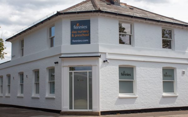 A nursery in Twickenham with sash windows