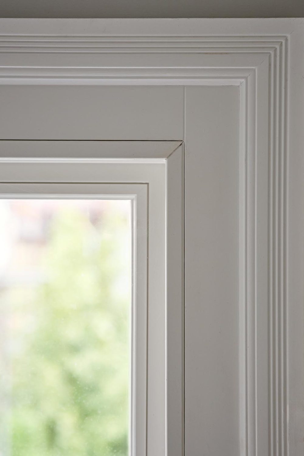 Timber architrave for windows