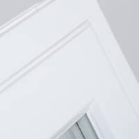 A flush casement window