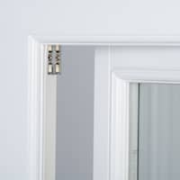 A flush casement window