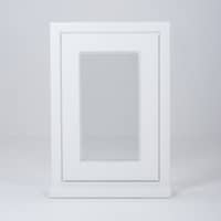 A flush casement window