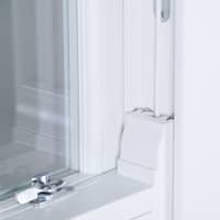 A sliding sash window sliding mechanism