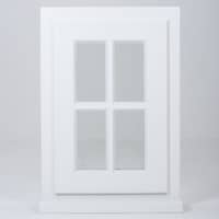A storm proof wood casement window