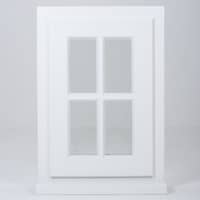 A storm proof wood casement window